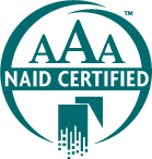 AAA NAID Certified badge