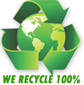 We Recycle 100% icon