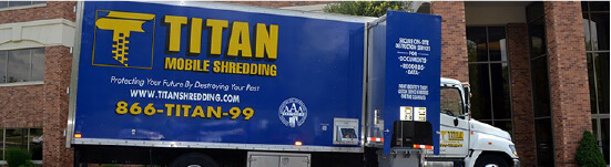 TITAN Mobile Shredding shred truck