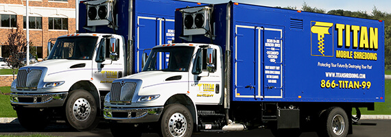 TITAN Mobile Shredding shred trucks