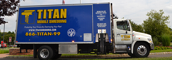 TITAN Mobile Shredding truck