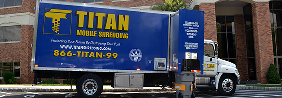 TITAN Mobile Shredding shred truck