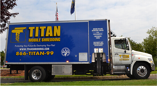 TITAN Mobile Shredding shred truck