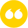Quote yellow circle icon