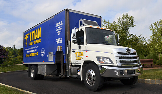 TITAN Mobile Shredding shred truck