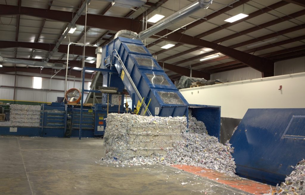 TITAN's secure shredding facility